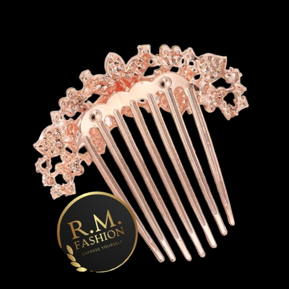 1pc Women Rhinestone Flower Decor Glamorous Hair Pin For Party - Picture 6 of 6